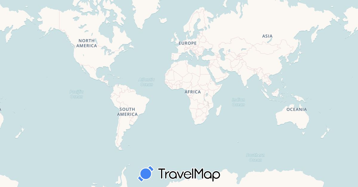 TravelMap itinerary: driving, plane in American Samoa, Australia, Brazil, Bahamas, Colombia, Cuba, Denmark, Fiji, France, United Kingdom, Italy, Netherlands, Peru, Papua New Guinea, Portugal, Sweden, Vatican City (Europe, North America, Oceania, South America)